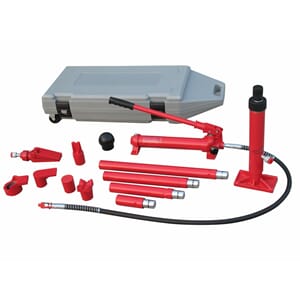 Domkraft uppsättning